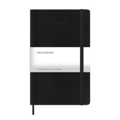 Kalendarz MOLESKINE z nadrukiem Twojego logo, materiał: pu, kolor: czarny