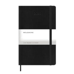 Kalendarz MOLESKINE z nadrukiem Twojego logo, materiał: pu, papier, kolor: czarny