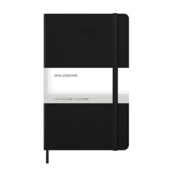 Kalendarz MOLESKINE z nadrukiem Twojego logo, materiał: papier, pp, kolor: czarny