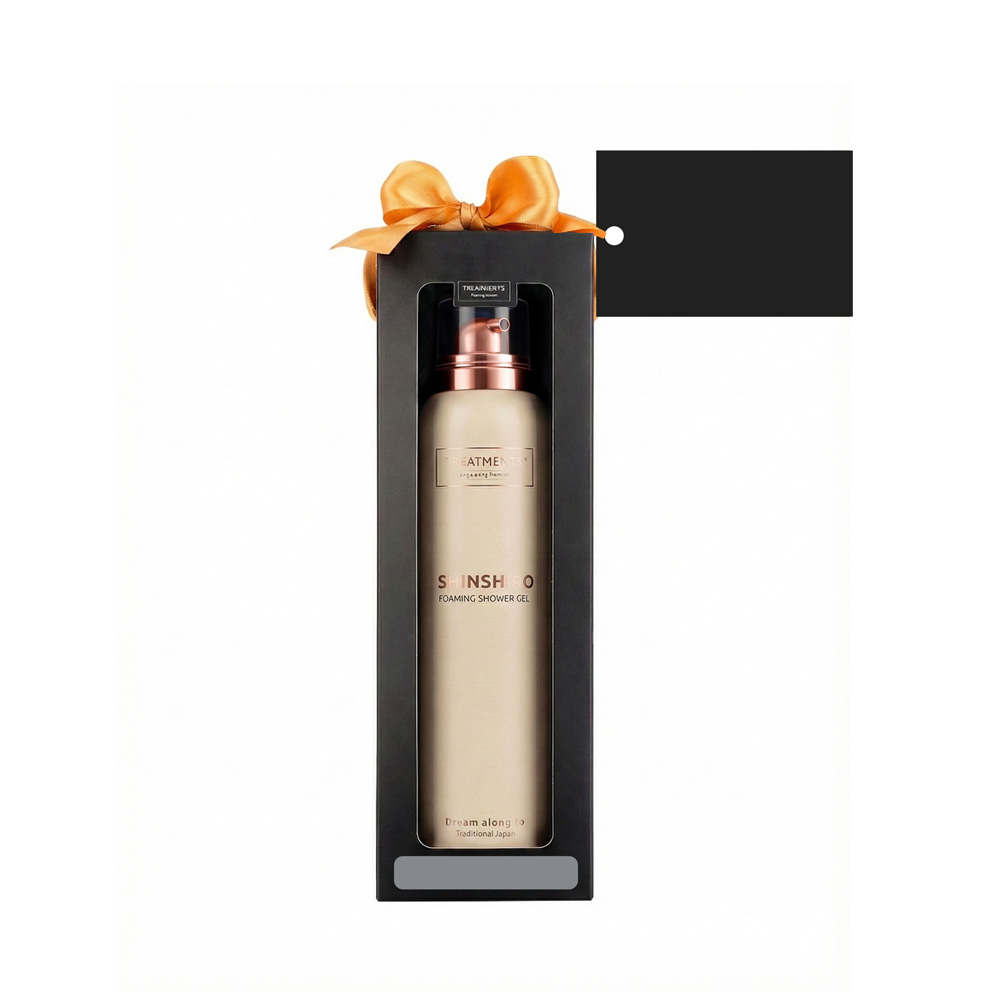 Pieniący się żel pod prysznic TREATMENTS z nadrukiem Twojego logo, materiał: plastik, karton, kolor: szary Pieniący się żel pod prysznic TREATMENTS z nadrukiem Twojego logo, materiał: plastik, karton, kolor: szary