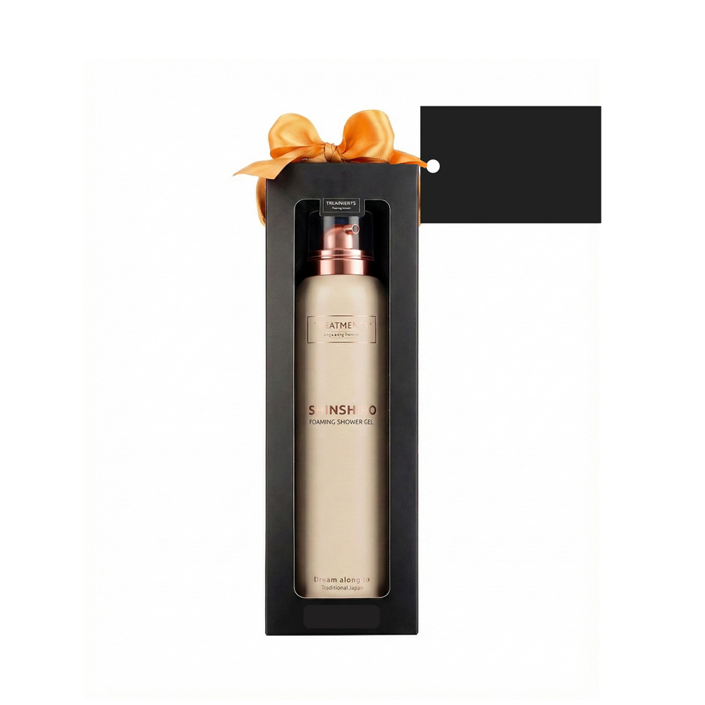 Pieniący się żel pod prysznic TREATMENTS z nadrukiem Twojego logo, materiał: plastik, karton, kolor: szary Pieniący się żel pod prysznic TREATMENTS z nadrukiem Twojego logo, materiał: plastik, karton, kolor: szary