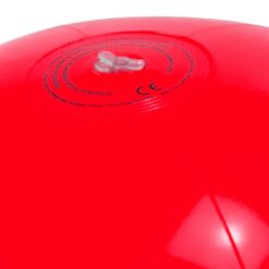 Dmuchana piłka plażowa | Brianda z nadrukiem Twojego logo, materiał: pvc, kolor: czerwony