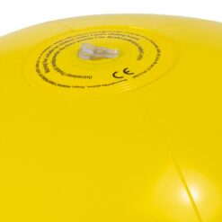 Dmuchana piłka plażowa | Brianda z nadrukiem Twojego logo, materiał: pvc, kolor: żółty