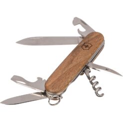 Nóż wielofunkcyjny Victorinox Swiss Army Spartan Wood z nadrukiem Twojego logo, materiał: drewno, stal nierdzewna, stal, kolor: neutralny