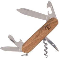 Nóż wielofunkcyjny Victorinox Swiss Army Spartan Wood z nadrukiem Twojego logo, materiał: drewno, stal nierdzewna, stal, kolor: neutralny