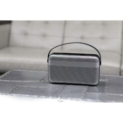 Głośnik bezprzewodowy 16W BrandCharger Nano Beast z nadrukiem Twojego logo, materiał: plastik, aluminium, kolor: czarny