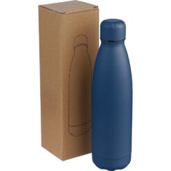 Butelka termiczna 500 ml z nadrukiem Twojego logo, materiał: stal nierdzewna, stal, kolor: granatowy