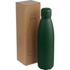 Butelka termiczna 500 ml z nadrukiem Twojego logo, materiał: stal nierdzewna, stal, kolor: zielony