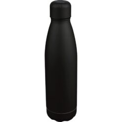 Butelka sportowa 700 ml z nadrukiem Twojego logo, materiał: stal nierdzewna, stal, kolor: czarny