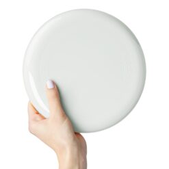 Frisbee z nadrukiem Twojego logo, materiał: pp, kolor: biały