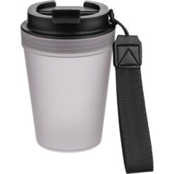 Kubek podróżny 350 ml z nadrukiem Twojego logo, materiał: metal, plastik, pp, silikon, kolor: neutralny