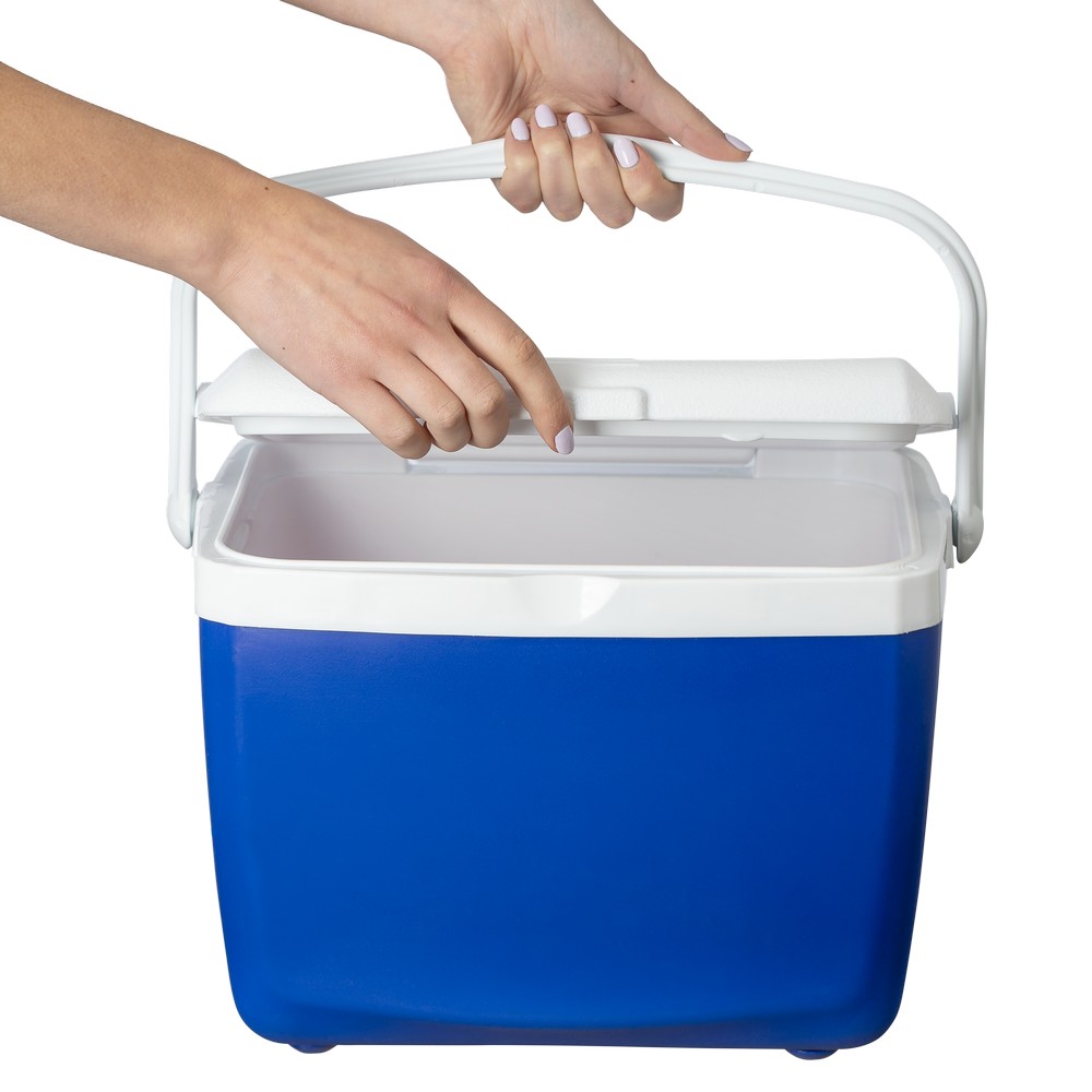 Torba termoizolacyjna 13 z nadrukiem Twojego logo, materiał: pp, pe, kolor: niebieski Torba termoizolacyjna 13 z nadrukiem Twojego logo, materiał: pp, pe, kolor: niebieski