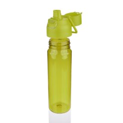 Butelka sportowa 750 ml z nadrukiem Twojego logo, materiał: metal, pp, silikon, tritan, kolor: limonkowy
