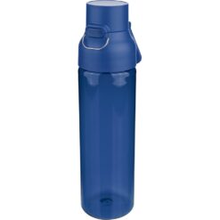 Butelka sportowa 750 ml z nadrukiem Twojego logo, materiał: metal, pp, silikon, tritan, kolor: niebieski