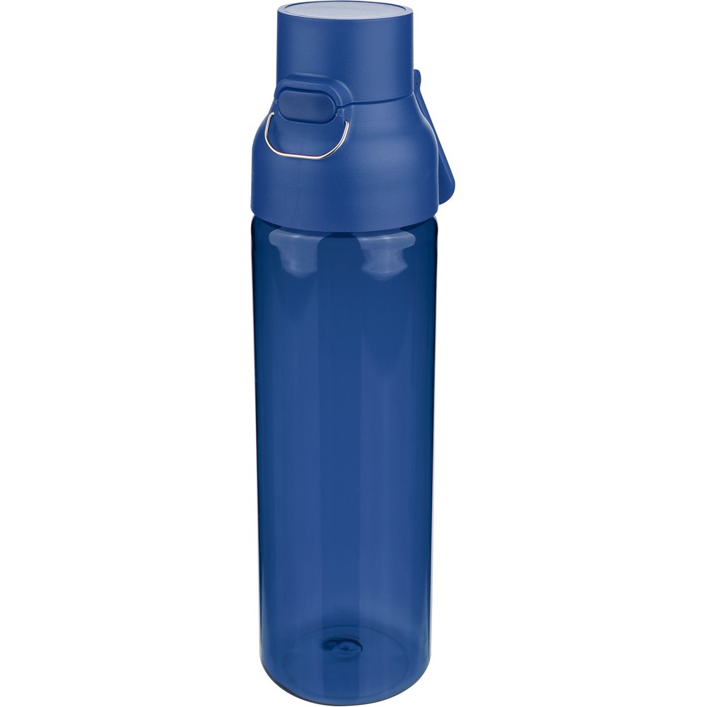 Butelka sportowa 750 ml z nadrukiem Twojego logo, materiał: metal, pp, silikon, tritan, kolor: niebieski Butelka sportowa 750 ml z nadrukiem Twojego logo, materiał: metal, pp, silikon, tritan, kolor: niebieski