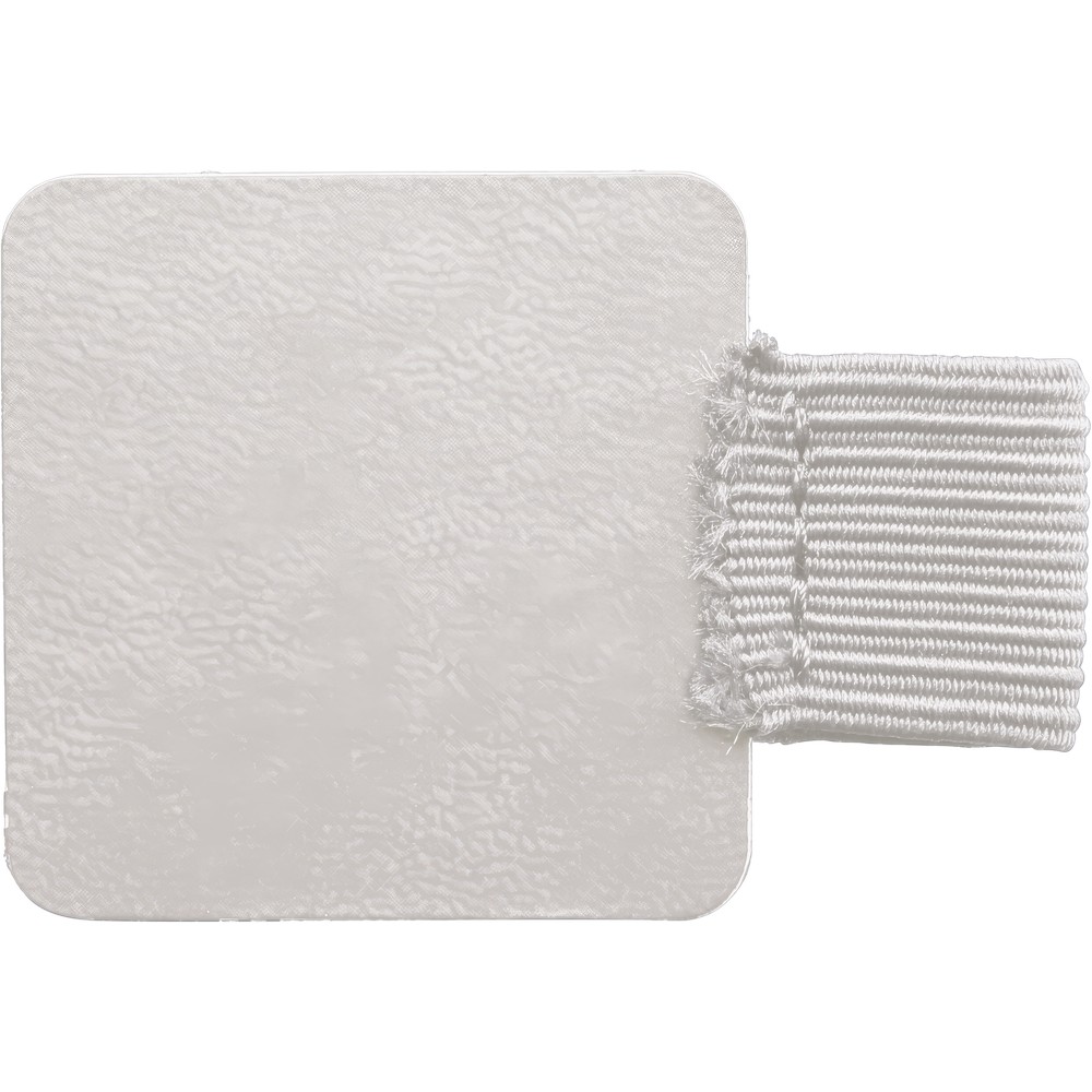 Pętla na długopis z nadrukiem Twojego logo, materiał: pu, nylon, bawełna, kolor: biały Pętla na długopis z nadrukiem Twojego logo, materiał: pu, nylon, bawełna, kolor: biały