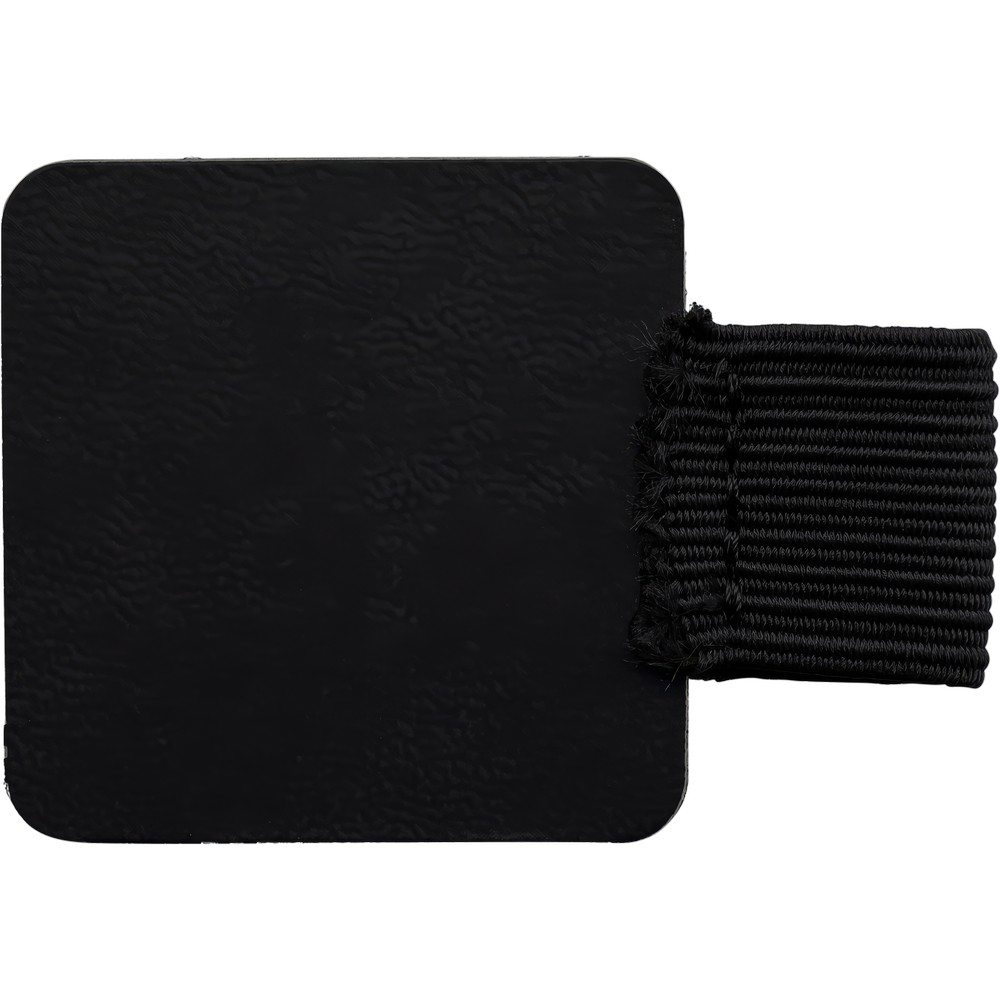 Pętla na długopis z nadrukiem Twojego logo, materiał: pu, nylon, bawełna, kolor: czarny Pętla na długopis z nadrukiem Twojego logo, materiał: pu, nylon, bawełna, kolor: czarny