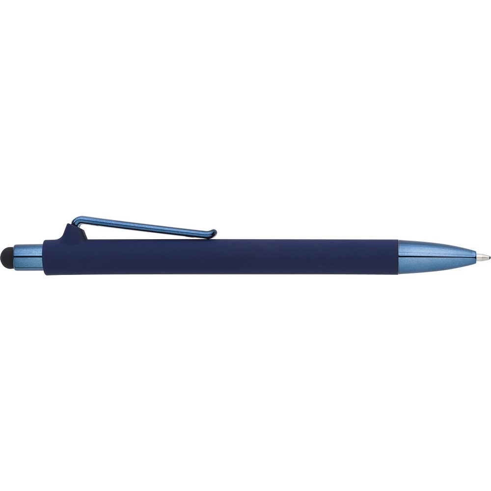 Długopis, touch pen z nadrukiem Twojego logo, materiał: plastik, silikon, kolor: niebieski Długopis, touch pen z nadrukiem Twojego logo, materiał: plastik, silikon, kolor: niebieski