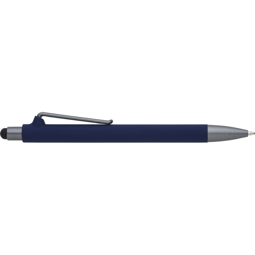 Długopis, touch pen z nadrukiem Twojego logo, materiał: metal, plastik, kolor: niebieski Długopis, touch pen z nadrukiem Twojego logo, materiał: metal, plastik, kolor: niebieski
