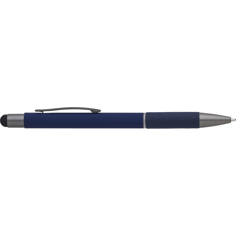 Długopis, touch pen z nadrukiem Twojego logo, materiał: metal, plastik, kolor: niebieski Długopis, touch pen z nadrukiem Twojego logo, materiał: metal, plastik, kolor: niebieski