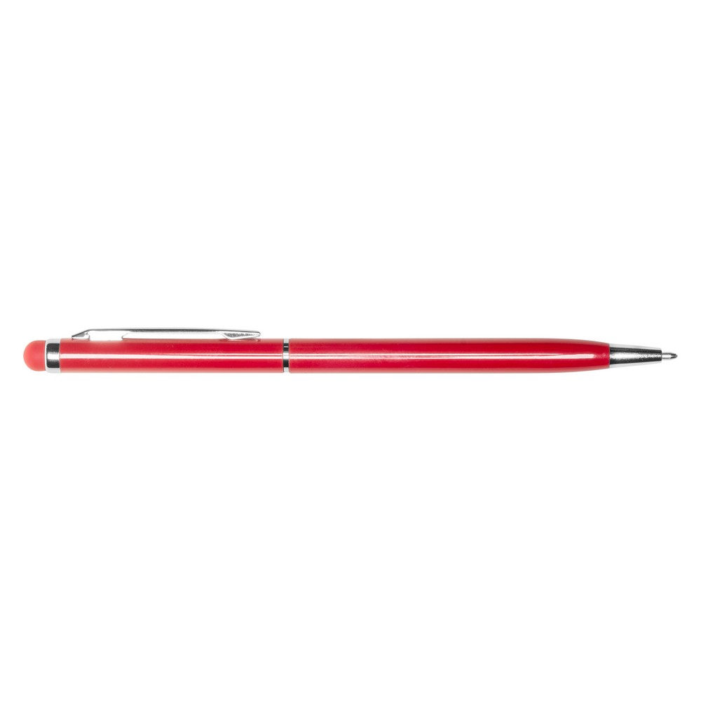 Długopis, touch pen z nadrukiem Twojego logo, materiał: aluminium, kolor: czerwony Długopis, touch pen z nadrukiem Twojego logo, materiał: aluminium, kolor: czerwony