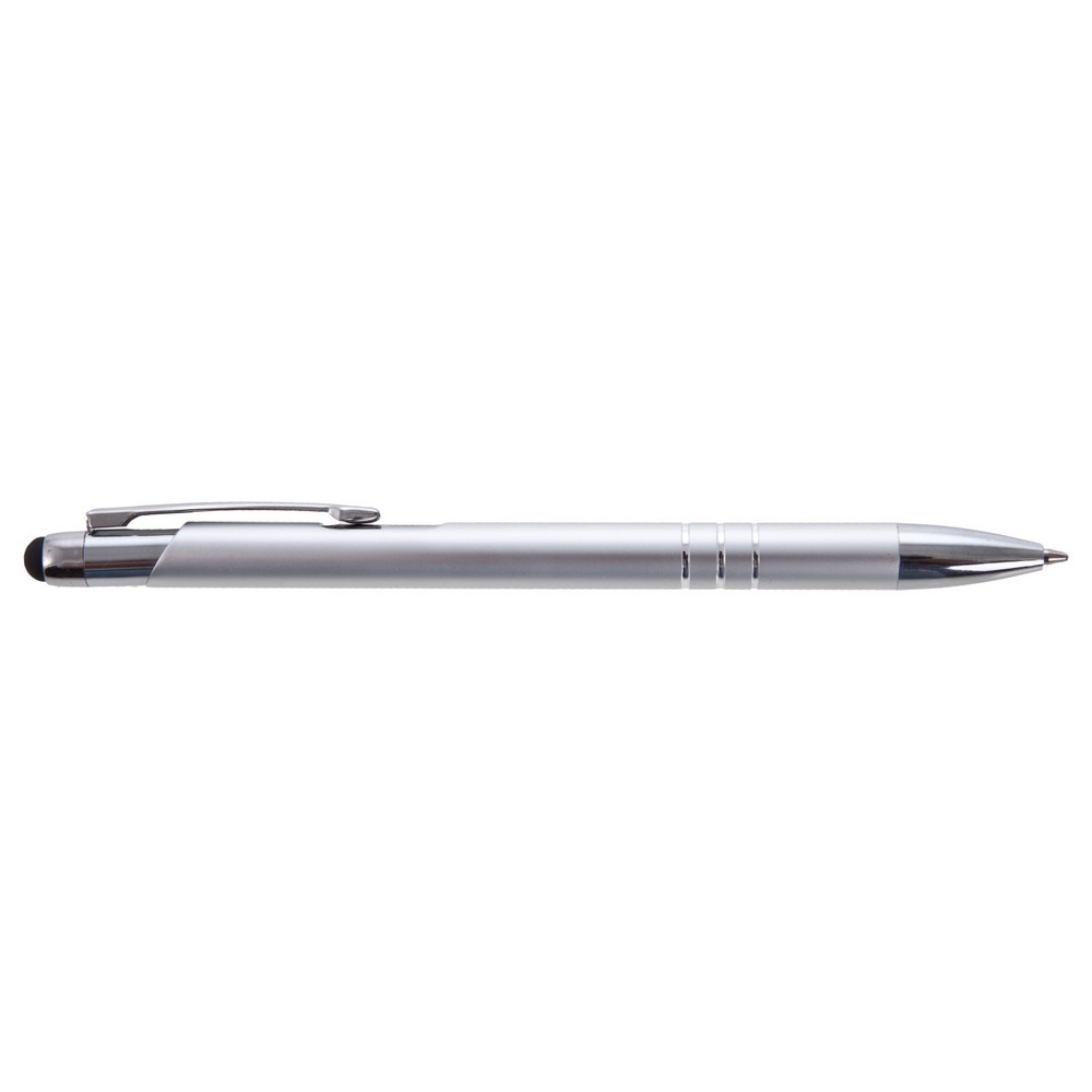 Długopis, touch pen | Zachary z nadrukiem Twojego logo, materiał: aluminium, kolor: srebrny Długopis, touch pen | Zachary z nadrukiem Twojego logo, materiał: aluminium, kolor: srebrny