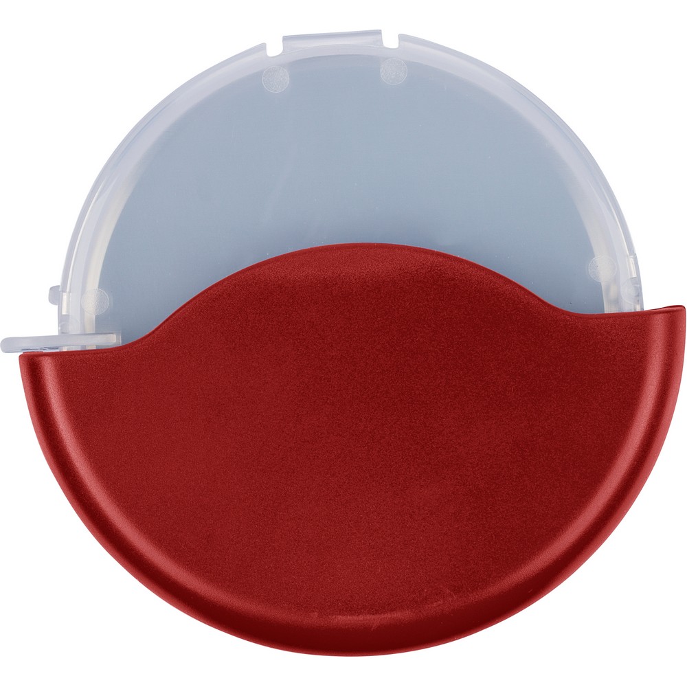 Nóż do pizzy z nadrukiem Twojego logo, materiał: plastik, pp, stal nierdzewna, stal, kolor: czerwony Nóż do pizzy z nadrukiem Twojego logo, materiał: plastik, pp, stal nierdzewna, stal, kolor: czerwony
