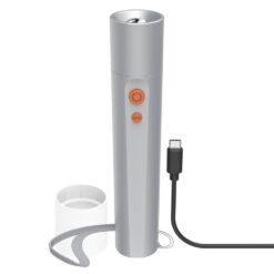Latarka LED Hama FL350-C z nadrukiem Twojego logo, materiał: aluminium, kolor: srebrny