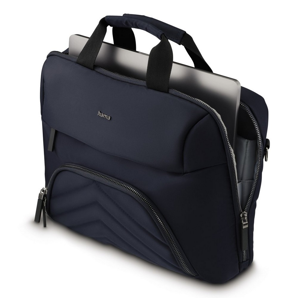 Torba na laptopa 15,6"-16,2" Hama Lightweight Premium z nadrukiem Twojego logo, materiał: rpet, kolor: granatowy Torba na laptopa 15,6"-16,2" Hama Lightweight Premium z nadrukiem Twojego logo, materiał: rpet, kolor: granatowy
