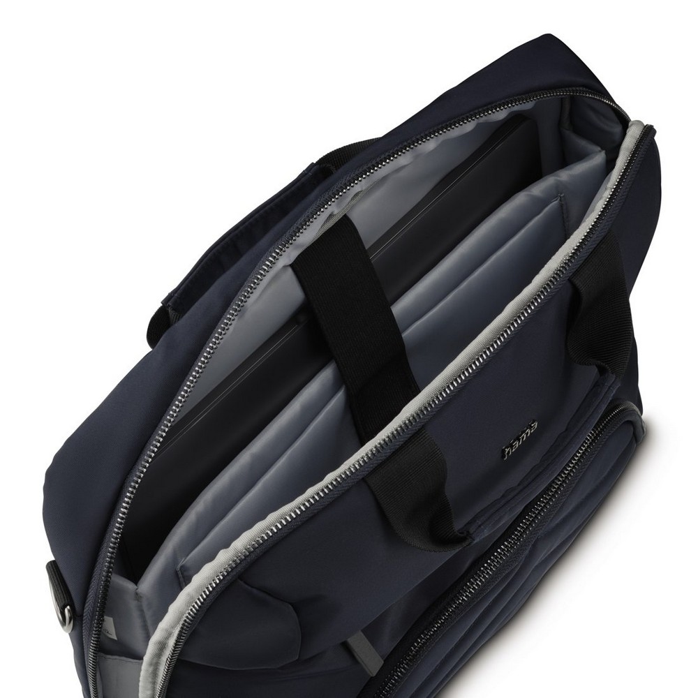 Torba na laptopa 15,6"-16,2" Hama Lightweight Premium z nadrukiem Twojego logo, materiał: rpet, kolor: granatowy Torba na laptopa 15,6"-16,2" Hama Lightweight Premium z nadrukiem Twojego logo, materiał: rpet, kolor: granatowy