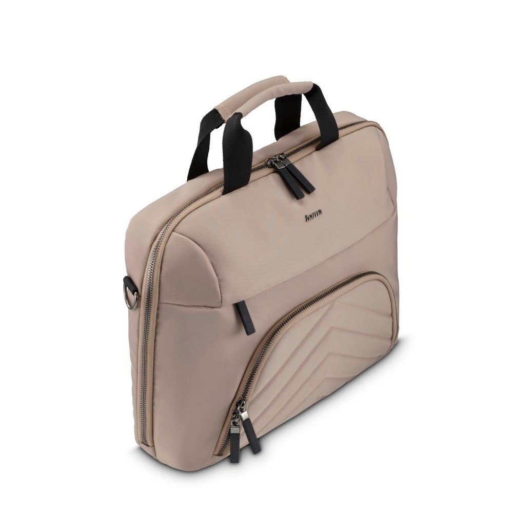 Torba na laptopa 15,6"-16,2" Hama Lightweight Premium z nadrukiem Twojego logo, materiał: rpet, kolor: beżowy Torba na laptopa 15,6"-16,2" Hama Lightweight Premium z nadrukiem Twojego logo, materiał: rpet, kolor: beżowy