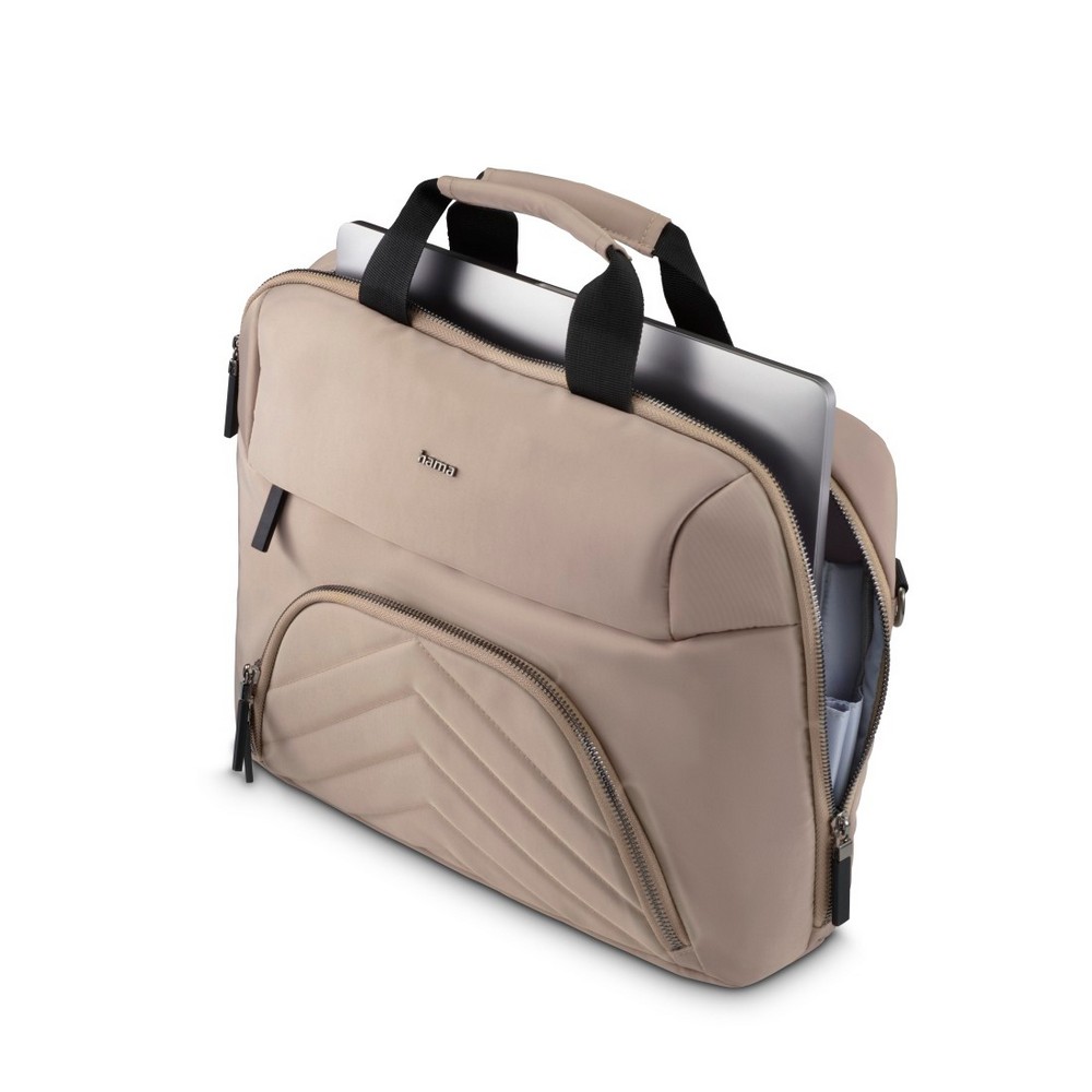 Torba na laptopa 15,6"-16,2" Hama Lightweight Premium z nadrukiem Twojego logo, materiał: rpet, kolor: beżowy Torba na laptopa 15,6"-16,2" Hama Lightweight Premium z nadrukiem Twojego logo, materiał: rpet, kolor: beżowy