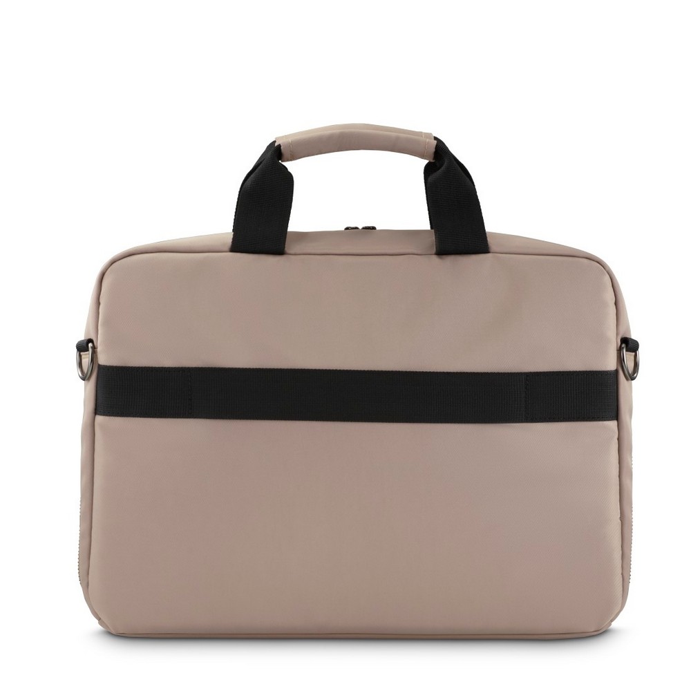 Torba na laptopa 15,6"-16,2" Hama Lightweight Premium z nadrukiem Twojego logo, materiał: rpet, kolor: beżowy Torba na laptopa 15,6"-16,2" Hama Lightweight Premium z nadrukiem Twojego logo, materiał: rpet, kolor: beżowy