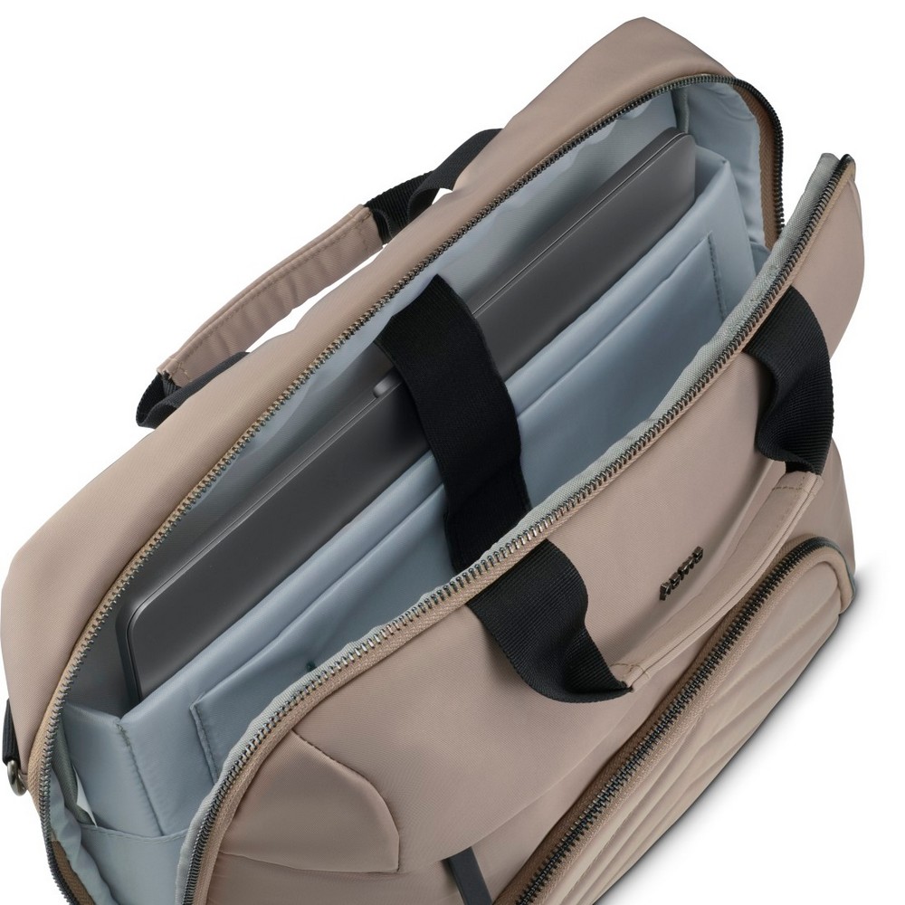 Torba na laptopa 15,6"-16,2" Hama Lightweight Premium z nadrukiem Twojego logo, materiał: rpet, kolor: beżowy Torba na laptopa 15,6"-16,2" Hama Lightweight Premium z nadrukiem Twojego logo, materiał: rpet, kolor: beżowy
