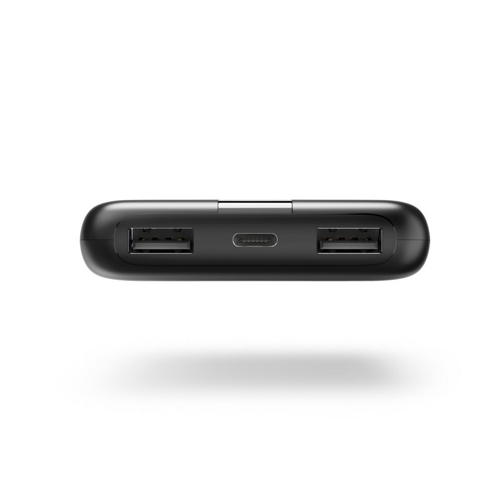 Power bank 10000 mAh Hama Power Pack Performance z nadrukiem Twojego logo, materiał: plastik, kolor: czarny Power bank 10000 mAh Hama Power Pack Performance z nadrukiem Twojego logo, materiał: plastik, kolor: czarny