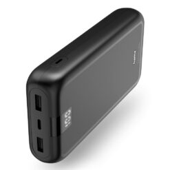 Power bank 24000 mAh Hama Power Pack Performance z nadrukiem Twojego logo, materiał: plastik, kolor: czarny