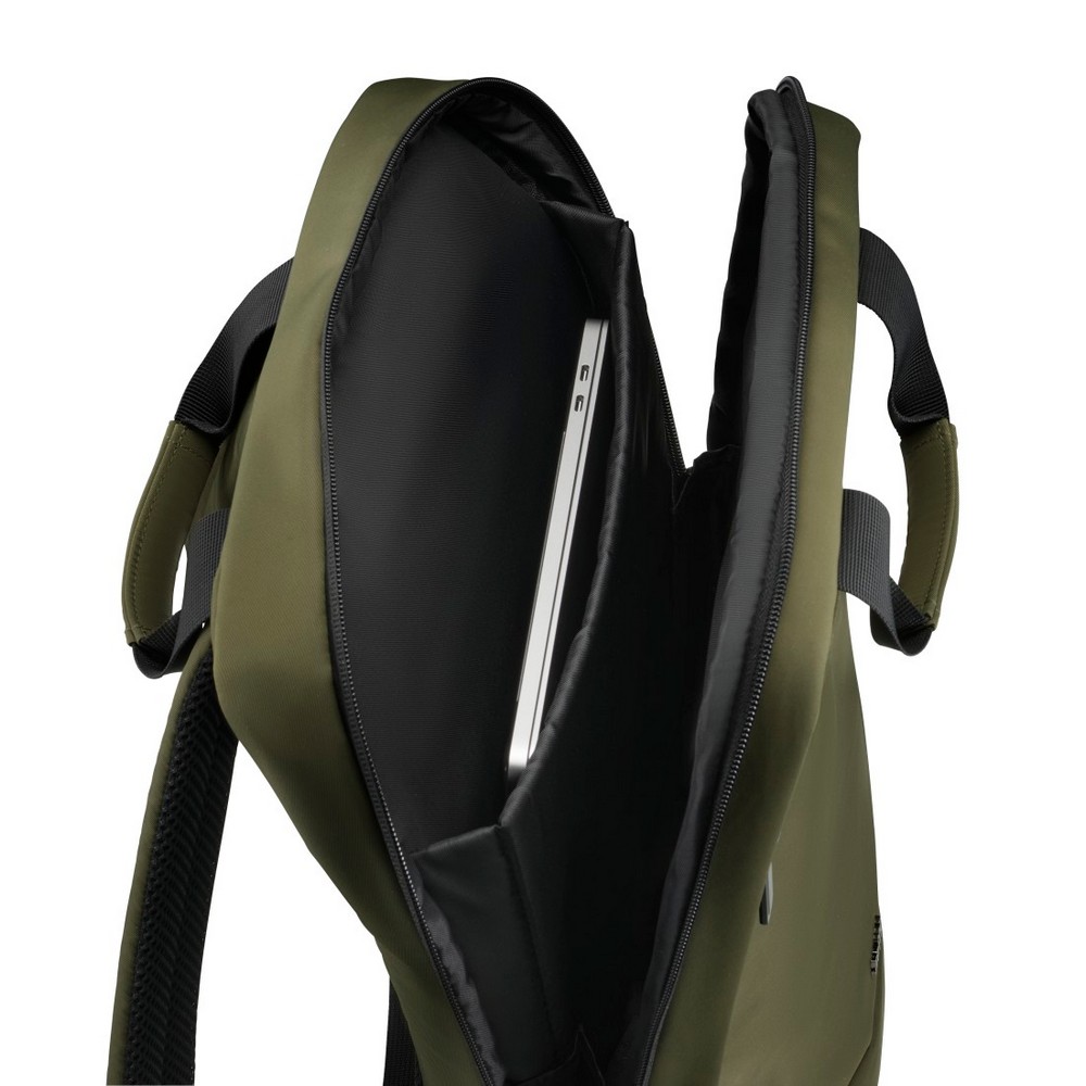 Plecak laptopa 16,2" Hama Lightweight z nadrukiem Twojego logo, materiał: poliester, rpet, kolor: zielony Plecak laptopa 16,2" Hama Lightweight z nadrukiem Twojego logo, materiał: poliester, rpet, kolor: zielony