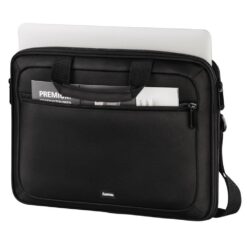 Torba na laptopa 15,6" Hama Nizza Life z nadrukiem Twojego logo, materiał: poliester, kolor: czarny
