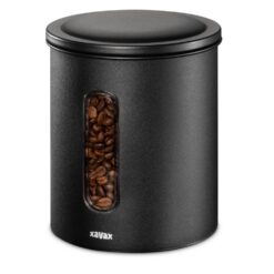 Pojemnik na kawę 500g Xavax z nadrukiem Twojego logo, materiał: stal nierdzewna, stal, kolor: czarny
