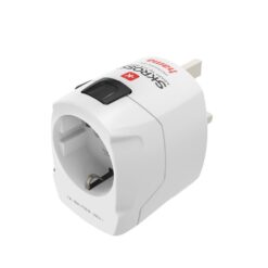 Adapter podróżny Skross for Hama Pro z nadrukiem Twojego logo, materiał: plastik, kolor: biały