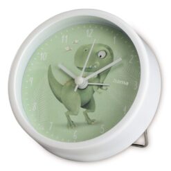 Budzik dla dzieci Hama Happy Dino z nadrukiem Twojego logo, materiał: plastik, kolor: zielony